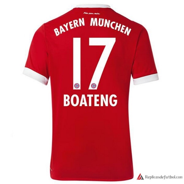 Camiseta Bayern Munich Primera equipación Boateng 2017-2018